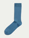 1pk Egyptian Cotton Rich Ribbed Socks